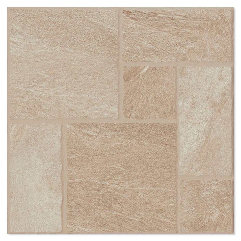 Gulvflis Malibu Sand Matt 45x45 cm